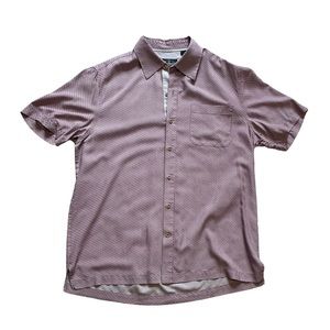 Nat Nast Luxury Originals 100% Silk Super Soft Short Sleeve Shirt Men’s Medium